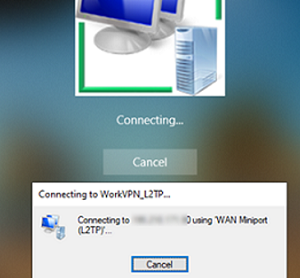 Connect VPN before user signing in Windows
