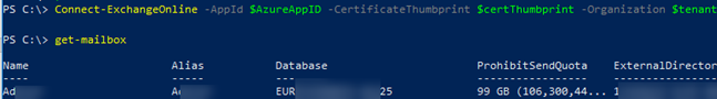 Using Exchange Online Certificate-Based Authentication with PowerShell