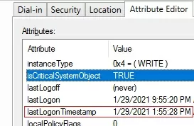 LastLogonTimeStamp attribute in active directory account properties