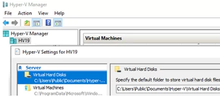 Configure Hyper-V using Manager GUI