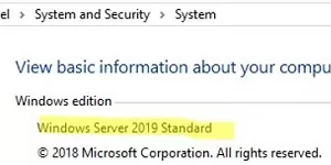 downgrade windows server 2019 datacenter to standard