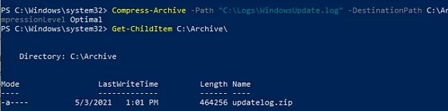 How to Zip/Unzip files or folders using PowerShell?