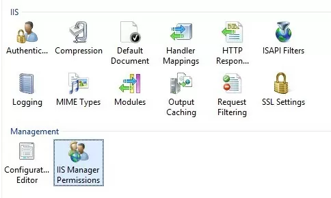 IIS Manager Permissions