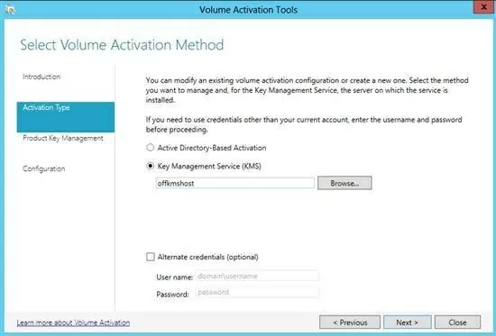 instal kms server for office 2013