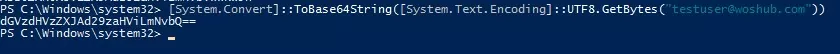 powershell encoding to ToBase64String