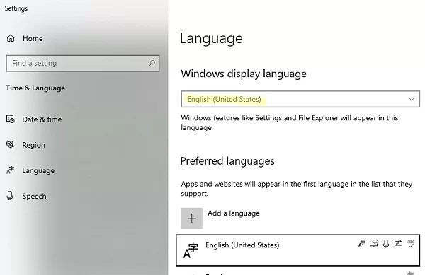 PowerShell - set display Windows language