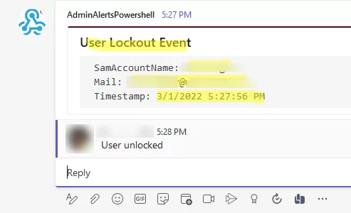 send rich text message to teams with powershell