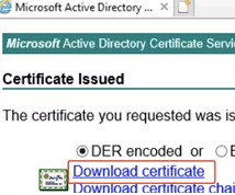 Sign a CSR with Certificate Authority