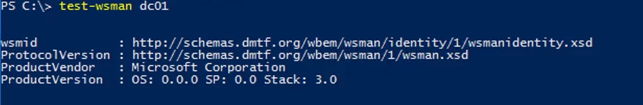 Test-WsMan - testing wirm connectivity using powershell
