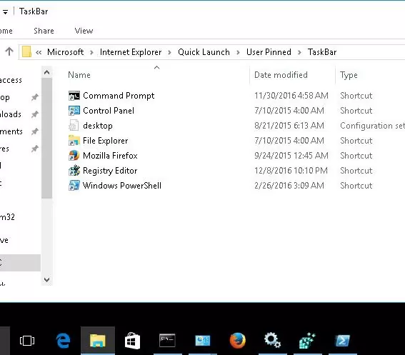 setting pinned taskbar apps using gpo