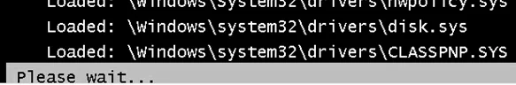 Windows boot stops on CLASSPNP.SYS loading
