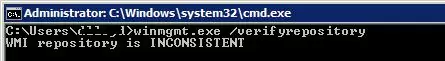 winmgmt /verifyrepository